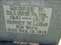 Bagley, George W. and Harriet W. (Labar)